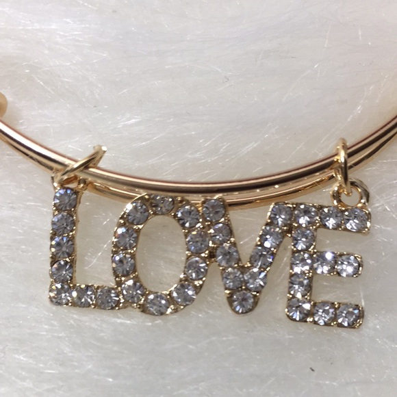 🌹3/$15 Palm Beach Wire Rhinestone Charm Bracelet - Picture 6 of 7